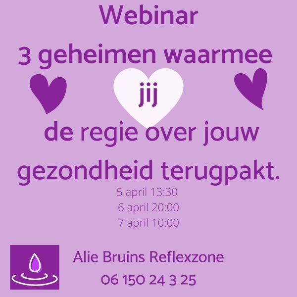 Webinar 3 geheimen regie